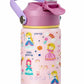 Moca Kids Water Bottle 350Ml | Hot&Cold Stainless Steel Sipper Bottle For Kids With Soft Nozzle |Boys & Girls Kids Leak-Proof Bo