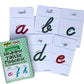 Mfm Toys Montessori Sandpaper Tactile Flashcards (Cursive Lowercase)