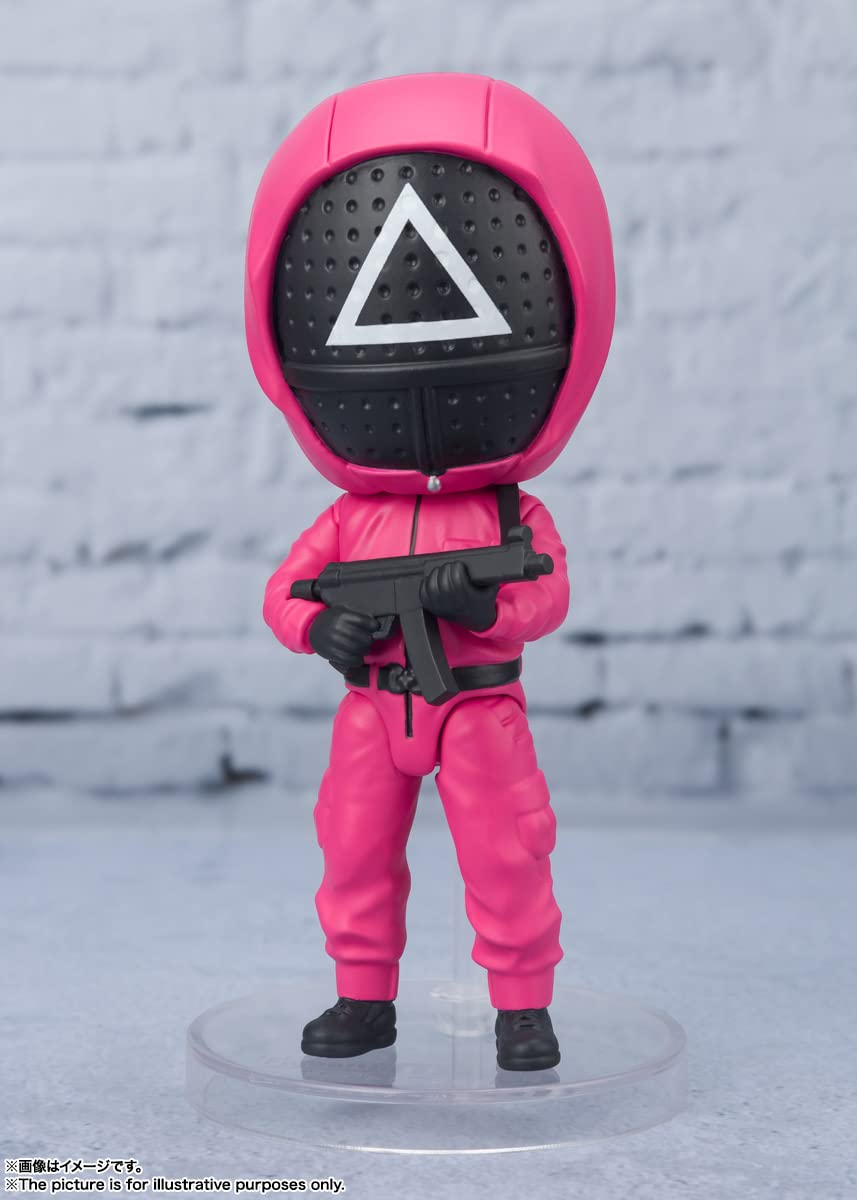 TAMASHII NATIONS - Squid Game - Masked Soldier, Bandai Spirits Figuarts Mini Action Figure