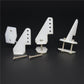 10 Sets Nylon Standard Control Horns W13xL18xH25mm 4 Holes with Screw for RC Airplane Parts KT Model Replacement