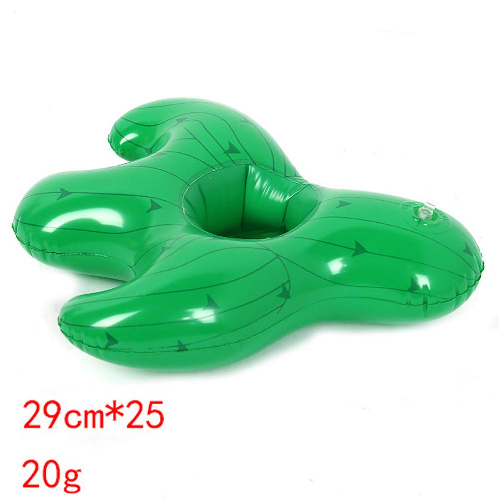 Inflatable Drink Holder 3 Pack Cactus Drink Pool Floats Cup Holders For Summer Pool Party, Variety Shape To Choose