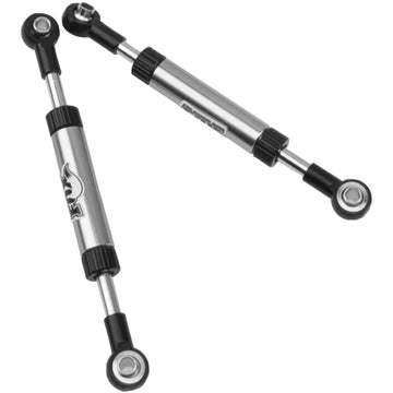 2Pcs Vgoohobby Metal Adjustable Length Servo Linkage Steering Link Rod Compatible with Traxxas TRX4 Axial SCX10 RC4WD D90 Gen8 1
