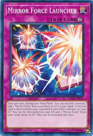 Yu-Gi-Oh! - Mirror Force Launcher - Sdrr-En037 - Common - 1St Edition - Structure Deck: Rokket Revolt