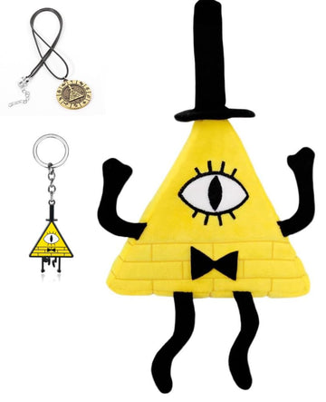 8Inch Baby Bill Cipher Plush Plushies Toy,Cute Lalalala Soft Gravity Falls Stuffed Animal Doll Pillows Gift Merch For Game Fans Boys Girls Kids (Bill Cipher)