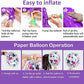 40 Inch Purple Number 3 Balloon,Giant Large Number 3 Balloon,3Th Birthday Mermaid Balloons,Children'S Birthday Party Baby Shower