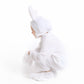 XSDZSWQY Kids Easter Bunny Costume White Rabbit Animal Plush Set Onesie for Child Christmas Halloween Cosplay Onepiece. (White,