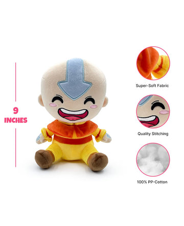 Youtooz Aang Plush, 9' Avatar Plush Aang - Youtooz Avatar The Last Airbender Collection Based On Famous Animated Series
