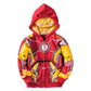 Lemonbaby Little Kids Unisex Boys Girls Superhero Cool Jacket Sweatshirt Hoodie Coat Costume (Ironman, 6Y)