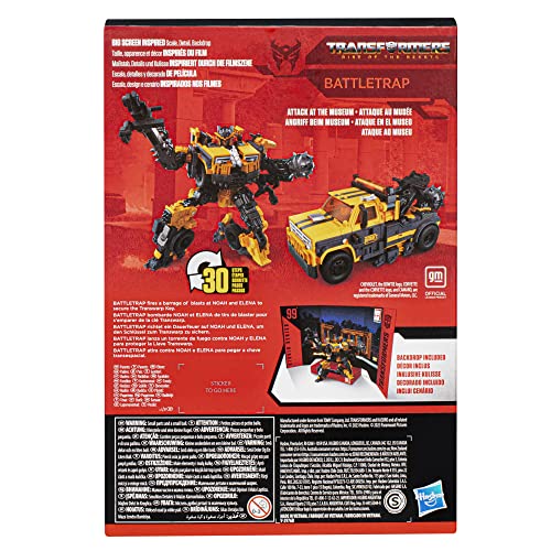 Transformers Studio Series Voyager Class 99 Battletrap Toy, Rise Of The Beasts, 6.5-Inch, Action Figure For Boys And Girls Ages 8 And Up