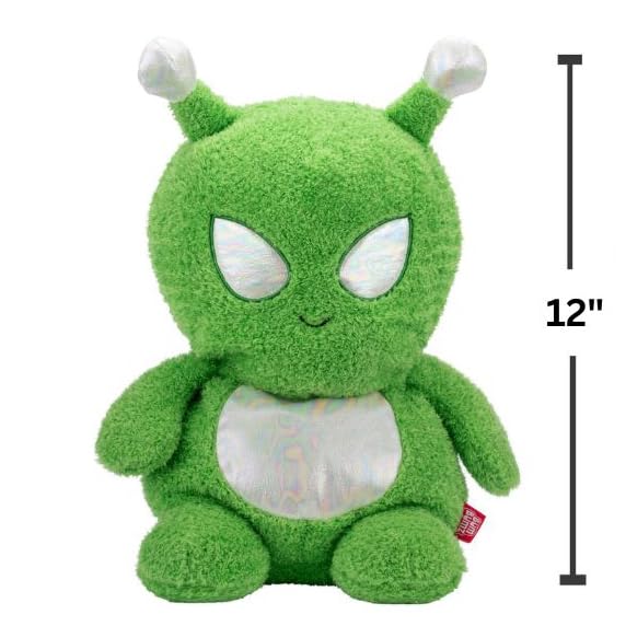 BumBumz 12-inch Plush Alien Matt Collectible Toy - Green Polyester RetroBumz Series
