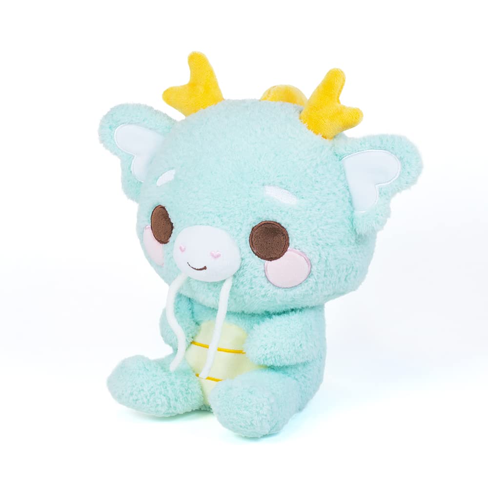 Cuddle Barn Plushgoals - Kai The Mythical Kirin | Blue Kawaii Dragon Folklore Inspired Stuffed Animal Plush Toy, 9 Inches
