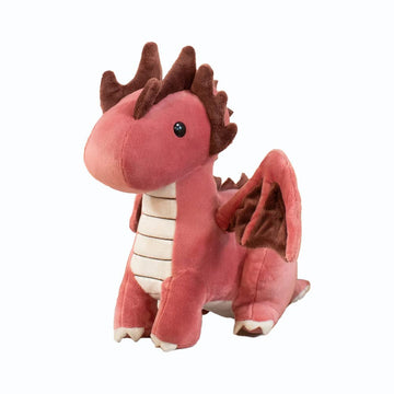 Bellzi Fire Dragon - Cute Stuffed Animal Plush Toy - Adorable Soft Dragon Toy Plushies And Gifts - Perfect Present For Kids, Bab