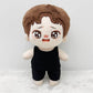 niannyyhouse 20cm Plush Doll Clothes Solid Color Vest Sleeveless T-Shirt Doll Dress Up (Purple+Red, 20cm)