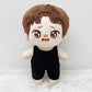 Niannyyhouse 10Cm Plush Doll Clothes Solid Color Vest Sleeveless T-Shirt Doll Dress Up (Light Blue+Blue, 10Cm)