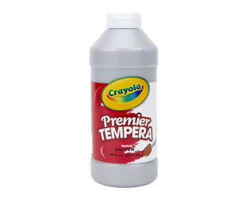 Crayola Premier Tempera Paint For Kids - Silver (16Oz), Kids Classroom Supplies, Great For Arts & Crafts, Non Toxic, Easy Squeeze Bottle