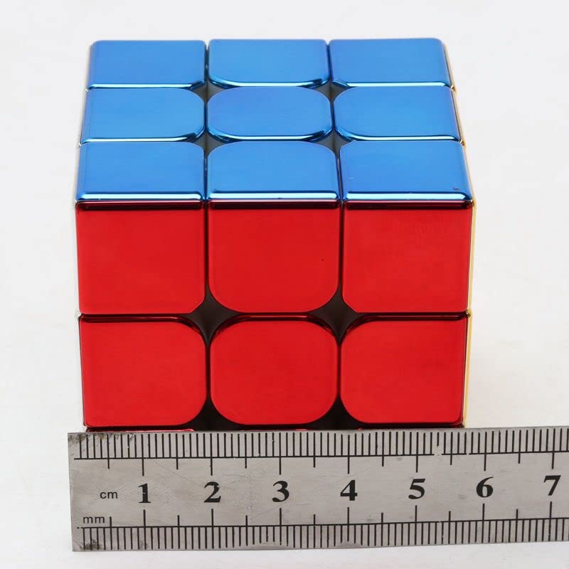 Cuberspeed Cyclone Boys Metallic 3X3 Magnetic Stickerless Magic Cube Puzzle Toys Cyclone Boys Metallic 3X3 M Speed Cube Magnetic Version