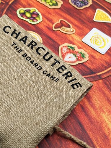 Charcuterie Board Game By 3Ws - Deliciously Themed Strategy Game For 2-6 Players, Ages 14+ - Perfect Food Lover'S Game & Board G