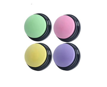 Pelteflu Voice Recording Button, 30 Second Record Button For Dog Pet Interactivity, Gift For Friend, Family, 4 Color Purple, Gre