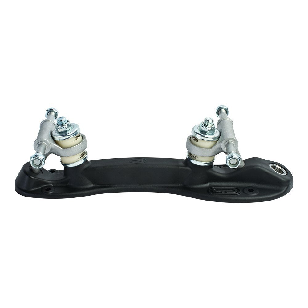 Riedell Skates - R3 - Quad Roller Skate For Indoor/Outdoor | Black | Size 9