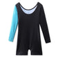 Baohulu Leotard For Toddler Girls Gymnastics Shorts Sparkle Embroidery Tank Biketards One Piece B196_Blackblue_100