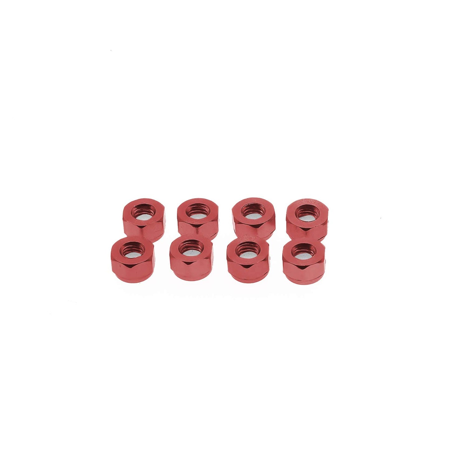 8pcs M3 3mm Wheel Hex Lock Nut Tire Nut for Ecx Ruckus Parts Ecx Torment Parts Ecx Amp Mt Upgrades Lock Nut Upgrades Ecx 2wd Hop