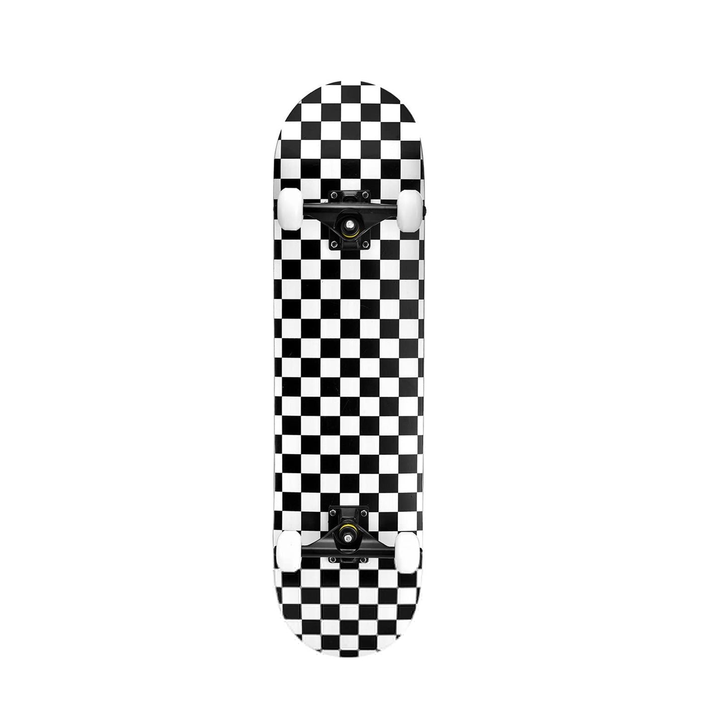 FABOBJECTS Complete Skateboards,31inch 7Layer Complete Standard Skateboard | Professional Complete Skateboard Wooden Deck Conc