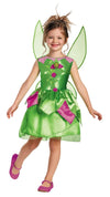 Tinker Bell Classic Costume - Green Pink - Size 3-4 Tall