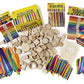 Hygloss Products Wood Treasure Box, Multicolor