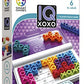 SmartGames IQ XOXO Portable Travel Game - 120 Challenges for Ages 6+, Blue, Model SG 444US, Durable Plastic Construction