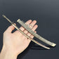 Chewmeter Elden Ring Kanata Greatdecorative replica blade Straight decorative replica blade Action Figure Game Collection Desk Decoration Party Supplies Gift (Meteoric Ore cutting edge)