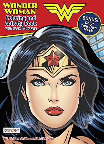 DC Shop Wonder Woman Coloring and Activity Super Set ~ 2 Wonder Woman Books with Super Hero Girls Stickers (Wonder Woman Party P