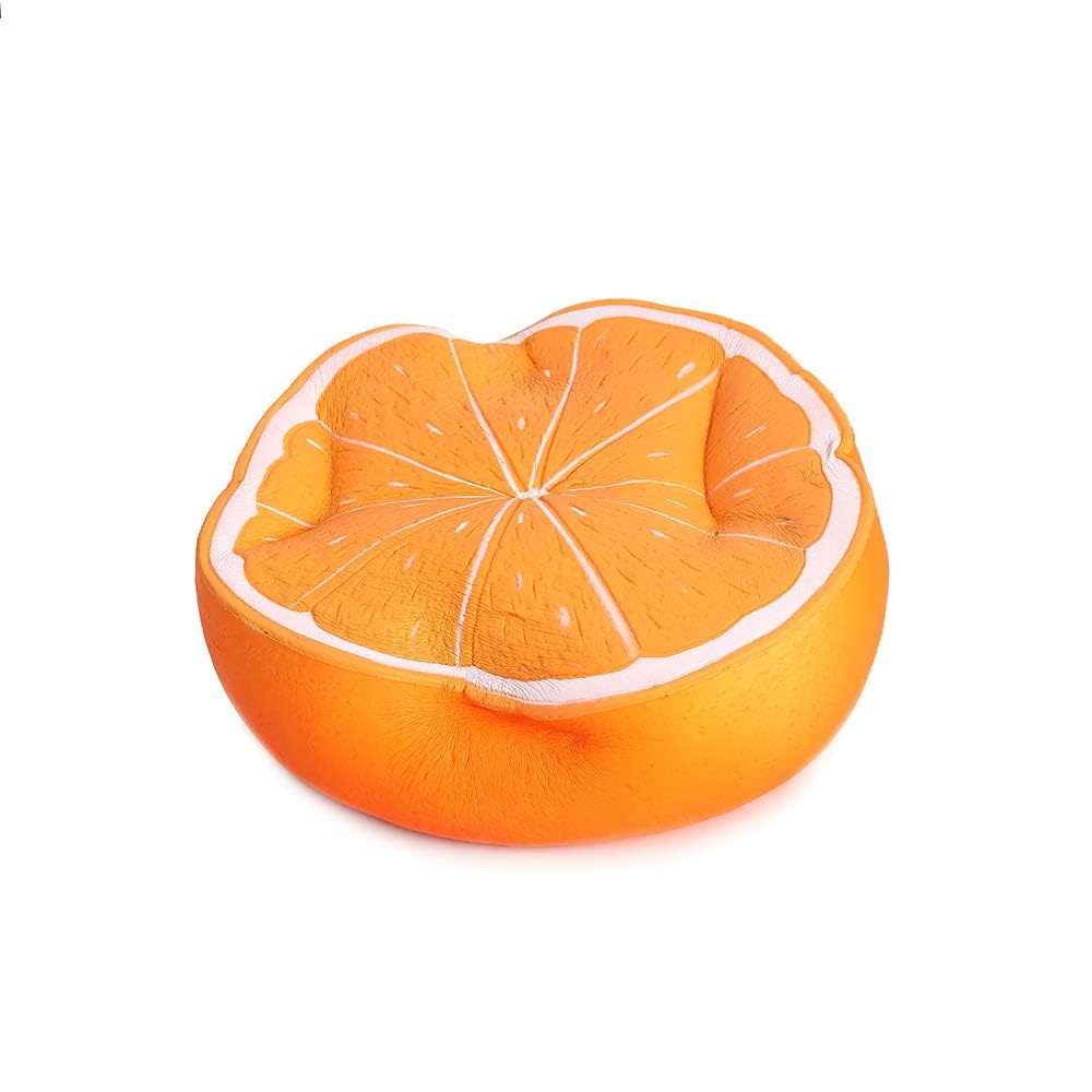 Anboor 10 Inches Squishies Orange Jumbo Kawaii Soft Slow Rising Scented Big Fruit Squishies Stress Relief Kid Toys Decoration Pr