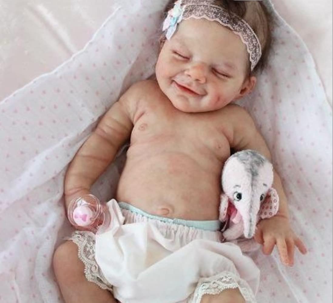 Zlgkjk Reborn Baby Dolls Girl, 18' Realistic Soft Vinyl Silicone Full Body, Lifelike Sleeping Dolls For Girls, Real Life Baby Doll Gift Set For 3+ Year Old Kids Newborn