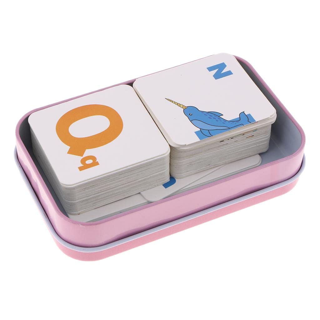 Styleheaven 32 Pieces Preschool Educational Flash Cards For Kids Animals And Letters