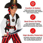 Morph Kids Pirate Costume - Boys Pirate Outfit For Halloween Dress Up, Adventure Play, And Costume Parties, 10-12 Years