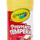 Crayola Premier Tempera Paint For Kids - Yellow (16Oz), Kids Classroom Supplies, Great For Arts & Crafts, Non Toxic, Easy Squeeze Bottle