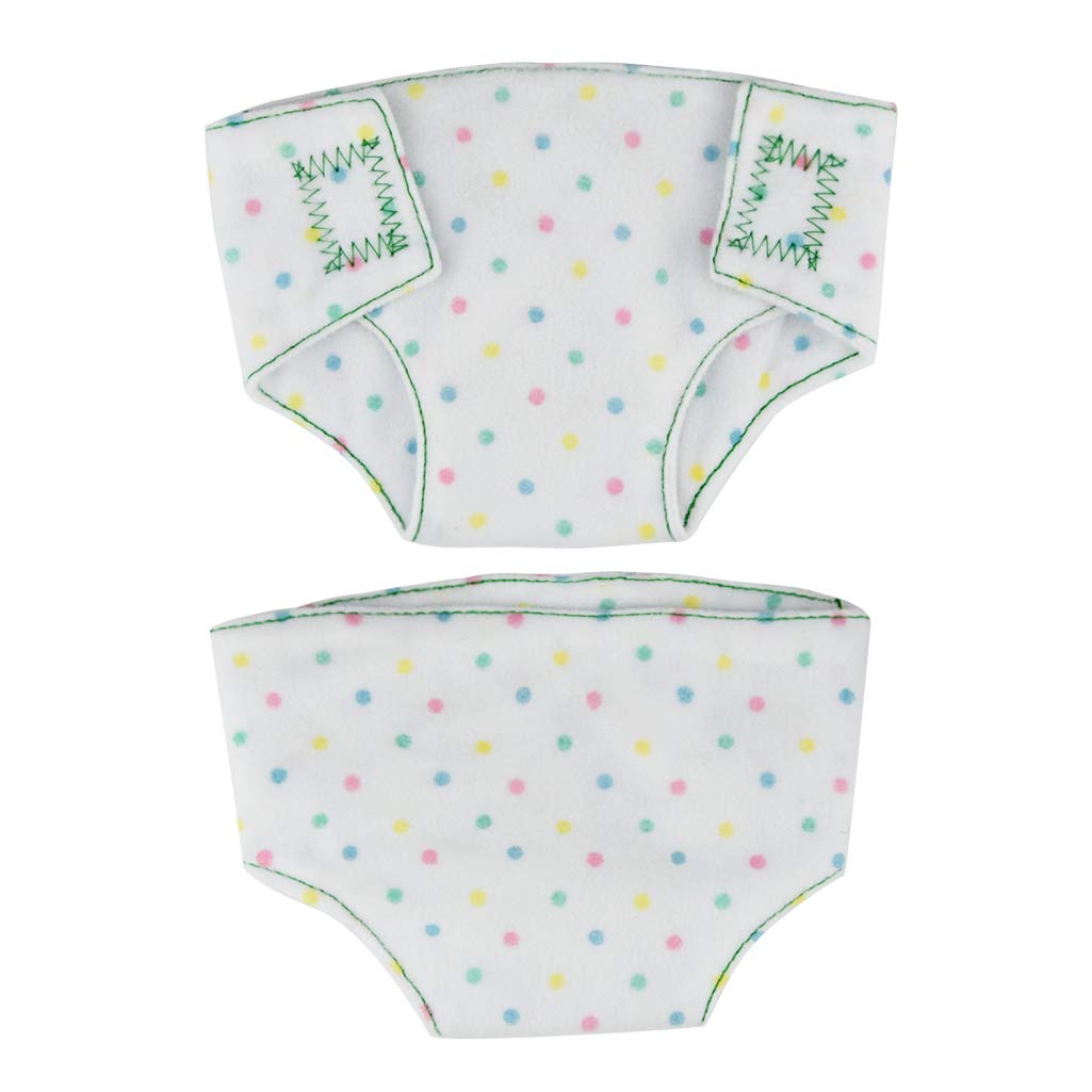 Dxhycc 12 Pack Doll Diapers Doll Underwear For 14-18 Inch Baby Dolls Clothes Accessories
