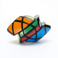 Ai-Yun Curvy Rhombohedral 3X3 Speed Cube 6-Axis Rhombohedral 3X3 Skewb Cube Puzzle Toys Brain Teasers Puzzles Black