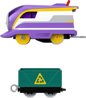 Thomas & Friends Motorized Toy Train Kana Battery-Powered Engine With Cargo For Pretend Play Preschool Kids Ages 3+ Years