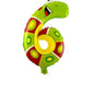 Shopping Time Jungle Animal 6 Number Foil Balloon  16 Inch