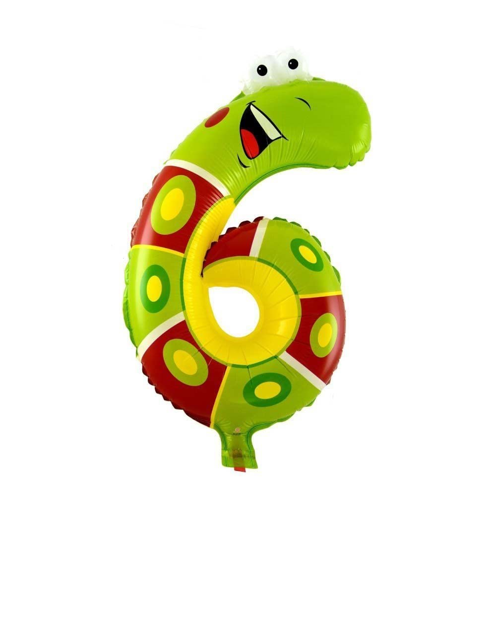 Shopping Time Jungle Animal 6 Number Foil Balloon  16 Inch