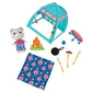 Honey Bee Acres Smores & More Camping Trip, Complete Set With Miniature Doll Figure, 10 Pieces , Ages 3+