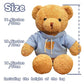 Galatee Cute Teddy Bear Plush Stuffed Animal, Teddy Bear With Clothes, Gifts For Children(11.8 Blue)