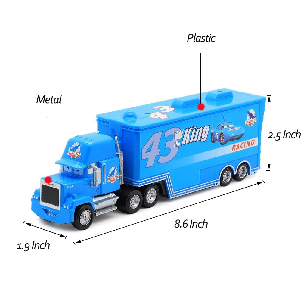 Svorufy Car 2 3 Toys, Truck And Car Set, Movie Car, Metal And Plastic Material, Children'S Christmas And Birthday Gifts (The Kin