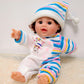 Reborn Baby Doll Clothes Baby Doll Clothing Outfit Accessories 2 Pices Sets For 10-14 Inches Newborn Boy & Girl