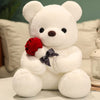 GailiMaiYa Teddy Bear Plush Stuffed Animal, 9.84 inches, White, Valentine's Day Gift for Kids & Loved Ones, Model BM-S