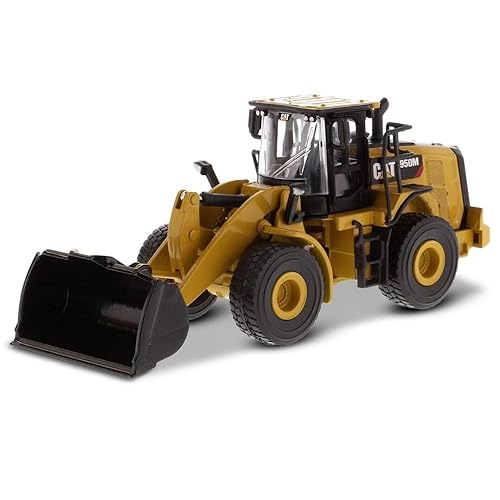 Diecast Masters 1:64 Caterpillar 950M Wheel Loader, Play & Collect Series Cat Trucks & Construction Equipment | 1:64 Scale Model