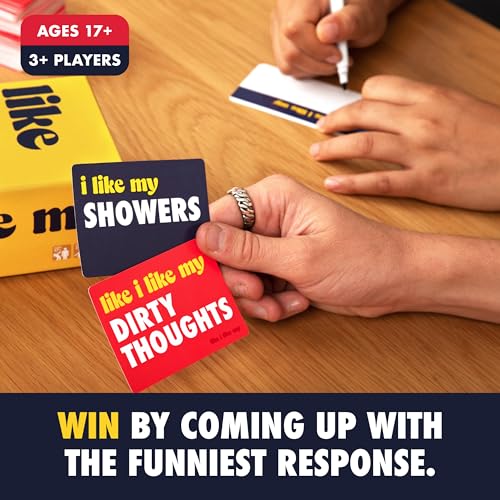 WHAT DO YOU MEME? Like I Like My - The mature-themed Party Game of Hilarious Comparisons - Dirty mature-themed Card Games for Parties Medium