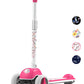 Mountalk Foldable Kids Scooter For Kids Ages 3-5/6-12 Years, 3 Wheels Scooter For Boys And Girls With Adjustable Heights And Led Wheels(Unicorn)
