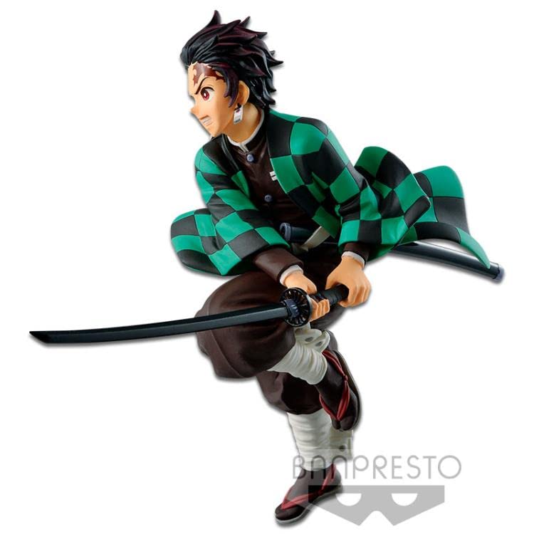 Banpresto 16373 Demon Slayer (Kimetsu no Yaiba) Vibration Stars Tanjiro Kamado Figure  Multiple Colors